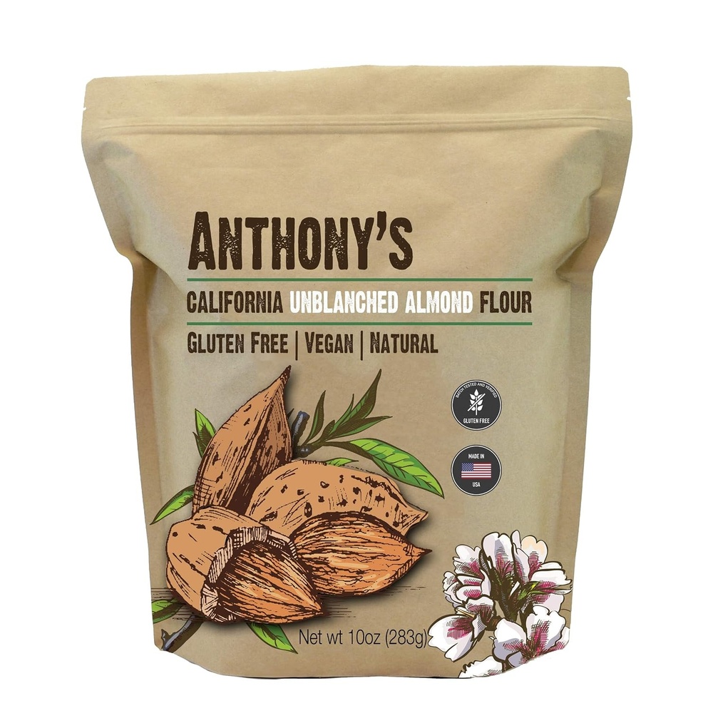 image:imageAnthonys Almond Meal Flour Unblanched 5 lb Gluten Free Non GMO Keto Friendly10 Ounce Pack of 1