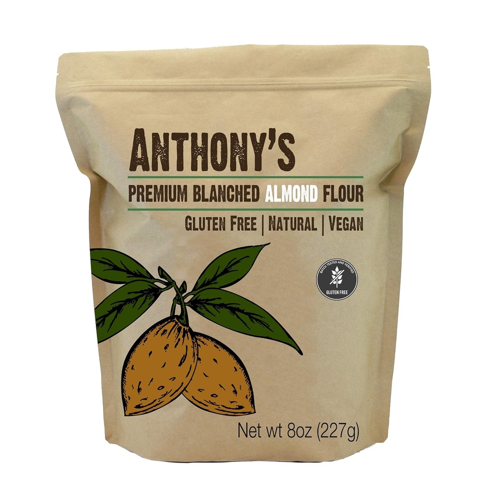 image:imageAnthonys Blanched Almond Flour 4 lb Finely Ground Gluten Free Non GMO Keto Friendly8 Ounce Pack of 1