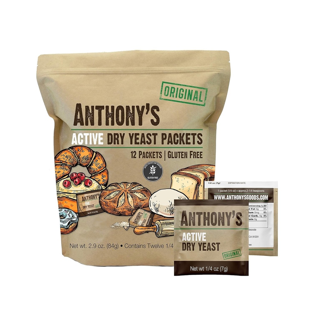 image:imageAnthonys Instant Dry Yeast Packets Contains 42 Individual Packets Gluten FreeOriginal