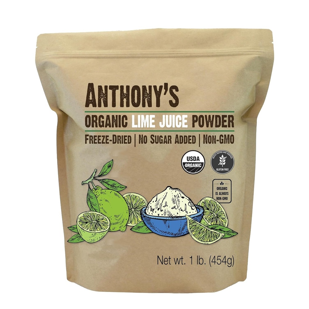 image:imageAnthonys Organic Lime Juice Powder 1 lb Freeze Dried Unsweetened Gluten Free Non GMO