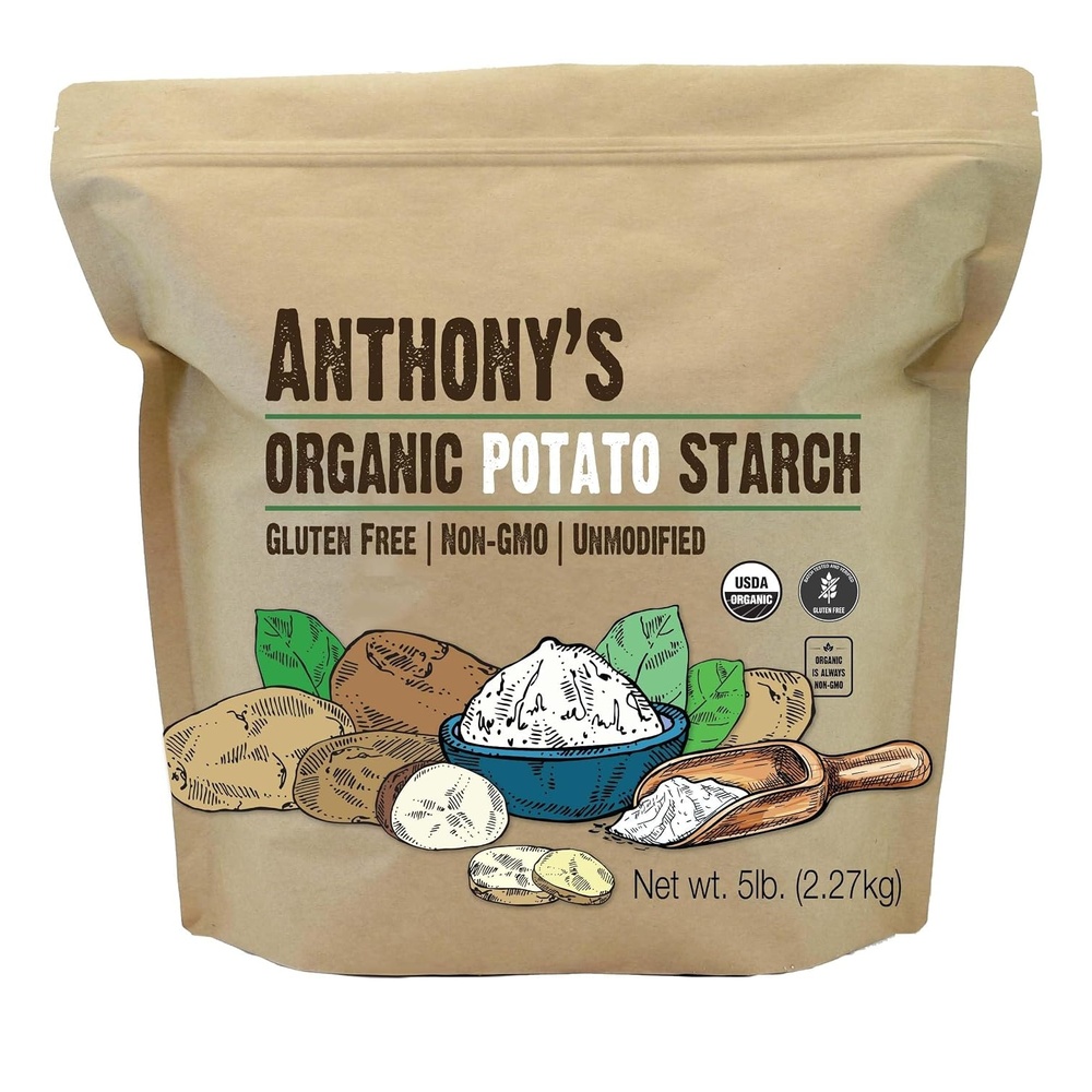 image:imageAnthonys Organic Potato Starch Unmodified 5 lb Gluten Free amp Non GMO Resistant Starch