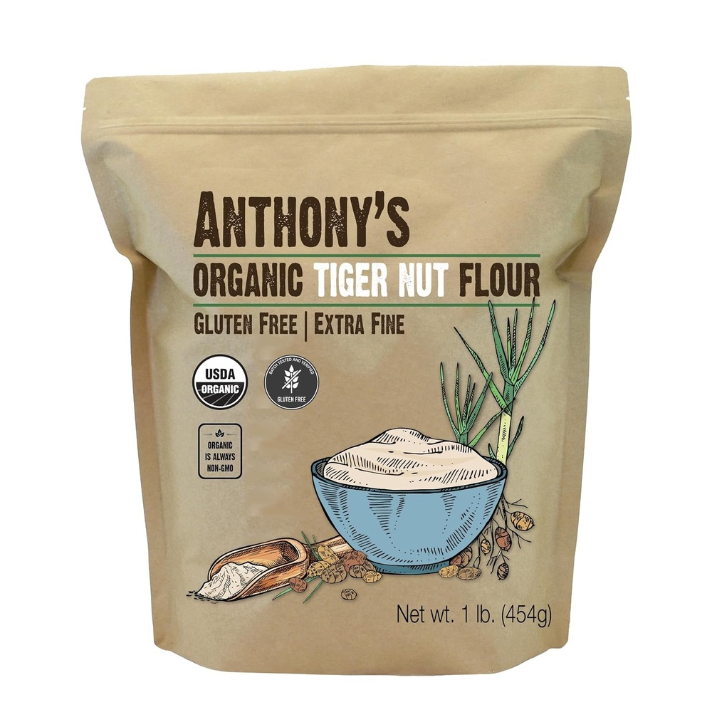 image:imageAnthonys Organic Tiger Nut Flour 1 lb Gluten Free Non GMO Paleo Friendly16 Ounce Pack of 1