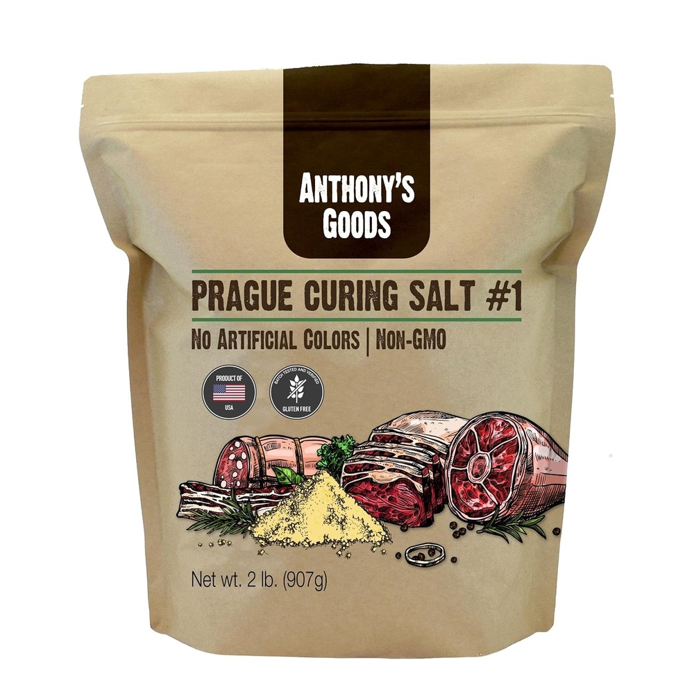 image:imageAnthonys Prague Curing Salt No1 2 lb Gluten Free Prague Powder Made in USA32 Ounce Pack of 1