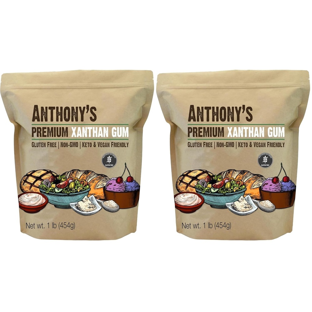 image:imageAnthonys Xanthan Gum Powder 8 Ounce Gluten Free Non GMO Keto Friendly16 Ounce Pack of 2