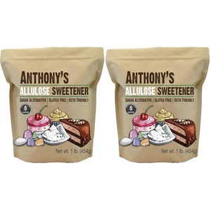 Anthony’s Allulose Sweetener, 1 lb, Batch Tested Gluten Free, Keto Friendly Sugar Alternative, Zero Net Carb, Low Calorie(16 Ounce (Pack of 2))