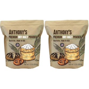 Anthony’s Diastatic Dry Malt Powder, 1.5 lb, Made in the USA, Diastatic, Malted Barley Flour(24 Ounce (Pack of 2))