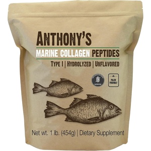 Anthony’s Hydrolyzed Marine Collagen Peptides, 1 lb, Gluten-Free, Paleo and Keto Friendly, Unflavored(1 Pound (Pack of 1))