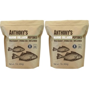 Anthony’s Hydrolyzed Marine Collagen Peptides, 1 lb, Gluten-Free, Paleo and Keto Friendly, Unflavored(1 Pound (Pack of 2))