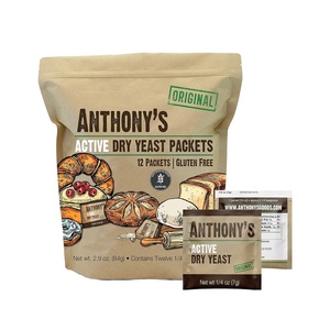 Anthony’s Instant Dry Yeast Packets, Contains 42 Individual Packets, Gluten Free(Original)