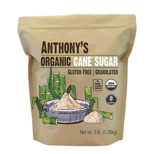 Anthony’s Organic Cane Sugar, 3 lb, Granulated, Gluten Free & Non GMO(48 Fl Oz (Pack of 1))