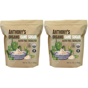 Anthony’s Organic Cane Sugar, 3 lb, Granulated, Gluten Free & Non GMO(48 Fl Oz (Pack of 2))