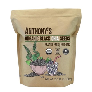 Anthony’s Organic Chia Seeds, 2.5 lb, Gluten Free, Vegan, Keto Friendly(2.5 Pound (Pack of 1))