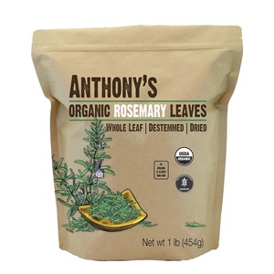 Anthony’s Organic Dried Rosemary Leaves, 1 lb, Whole Leaf, Destemmed, Non GMO, Non Irradiated, Gluten Free(1 Pound (Pack of 1))
