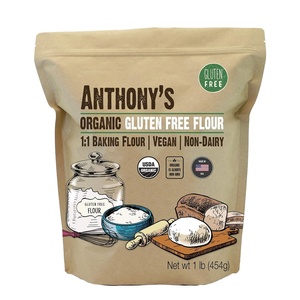 Anthony’s Organic Gluten Free Flour, 1 lb, Multipurpose 1 to 1 Baking Flour, Non Dairy, Product of USA