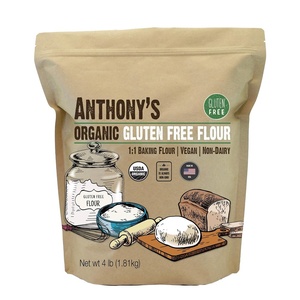 Anthony’s Organic Gluten Free Flour, 4 lb, Multipurpose 1 to 1 Baking Flour, Non Dairy, Product of USA(64 Ounce (Pack of 1))