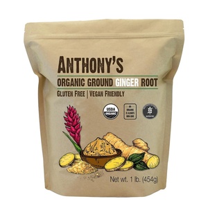 Anthony’s Organic Ground Ginger Root, 1 lb, Gluten Free, Non GMO, Keto Friendly(1 Pound (Pack of 1))