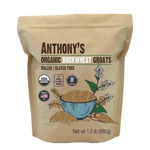 Anthony’s Organic Hulled Buckwheat Groats, 5lb, Gluten Free, Non GMO(1.5 Pound (Pack of 1))