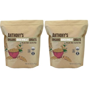 Anthony’s Organic Hulled Buckwheat Groats, 5lb, Gluten Free, Non GMO(5 lb (Pack of 2))