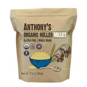 Anthony’s Organic Hulled Millet, 3 lb, Gluten Free, Grown in the USA(48 Ounce (Pack of 1))