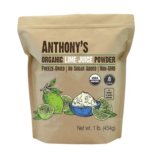 Anthony’s Organic Lime Juice Powder, 1 lb, Freeze Dried, Unsweetened, Gluten Free, Non GMO