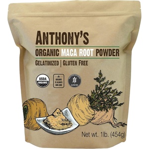 Anthony’s Organic Maca Root Powder, 1 lb, Gelatinized for Enhanced Bioavailability, Gluten Free, Non GMO(Maca Root)