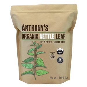Anthony’s Organic Nettle Leaves, 1 lb, Gluten Free, Non GMO, Cut & Sifted, Loose Leaf, Non Irradiated(1 Pound (Pack of 1))