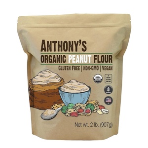 Anthony’s Organic Peanut Flour, Defatted, 2 lb, Light Roast 12% Fat, Verified Gluten Free(32 Ounce (Pack of 1))