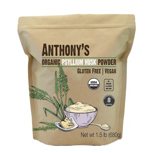 Anthony’s Organic Psyllium Husk Powder, 1.5 lb, Gluten Free, Non GMO, Finely Ground, Keto Friendly