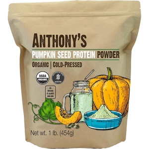 Anthony’s Organic Pumpkin Seed Protein Powder, 1lb, Gluten Free, Non GMO, Unflavored, Plant-Based Protein(1 Pound (Pack of 1))