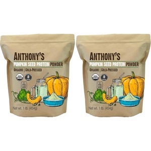 Anthony’s Organic Pumpkin Seed Protein Powder, 1lb, Gluten Free, Non GMO, Unflavored, Plant-Based Protein(1 Pound (Pack of 2))