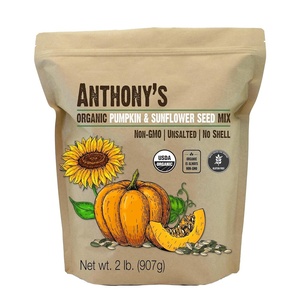 Anthony’s Organic Pumpkin and Sunflower Seed Mix, 2 lb, Gluten Free, Unsalted, No Shell, Non GMO