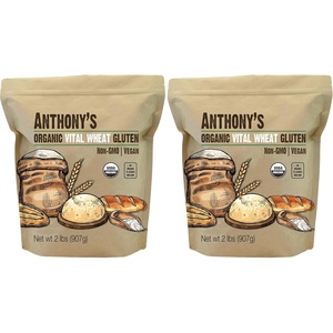 Anthony’s Organic Vital Wheat Gluten, 2 lb, High in Protein, Vegan, Non GMO, Keto Friendly, Low Carb(2 Pound (Pack of 2))