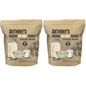 Anthony’s Premium Oat Milk Powder, 8 oz, Gluten Free, Non GMO, Vegan, Made in USA(8 Ounce (Pack of 2))