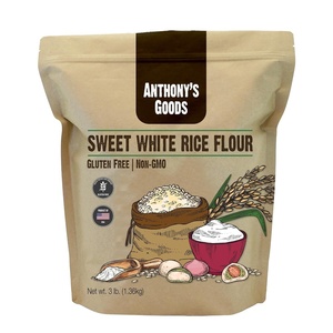 Anthony’s Sweet White Rice Flour, 3 lb, Glutinous Rice Flour, Gluten Free, Non GMO, Product of the USA(48 Ounce (Pack of 1))