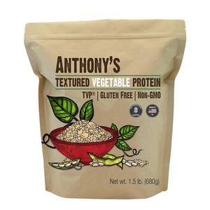 Anthony’s Textured Vegetable Protein, TVP, 1.5 lb, Gluten Free, Vegan, Made in USA, Unflavored(TVP 1.5 Pound)