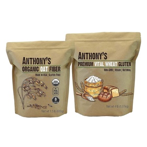 Anthony’s Vital Wheat Gluten 4lb & Organic Oat Fiber 1.5lb Bundle